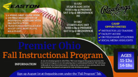 PREMIER OHIO FALL INSTRUCTIONAL CAMP SIGN UP OPEN!