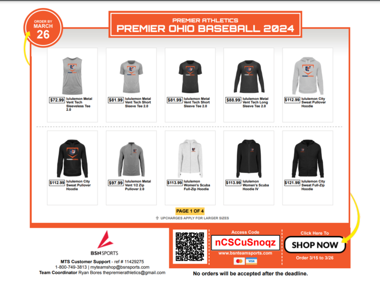 PREMIER OHIO LAST CHANCE TEAM STORE FEATURING LULULEMON & UNDER ARMOUR NOW OPEN!